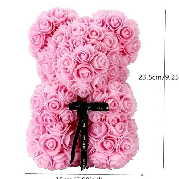 NWT Boutique "Just For You' Rose Bears Blood Red or Rose Red - Picture 5 of 9